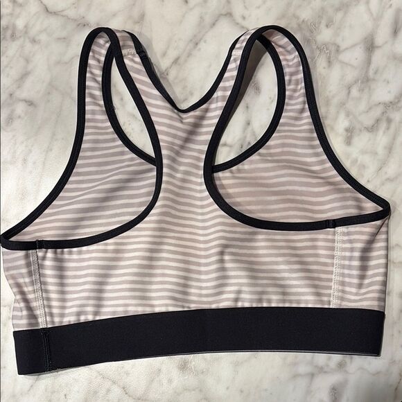 Under Armour Black and Gray Sports Bra with Racerback Design - Picture 3 of 3